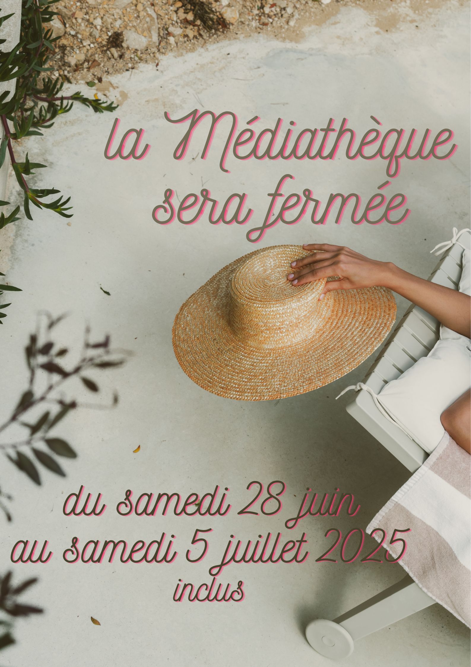 la Mediatheque sera fermee